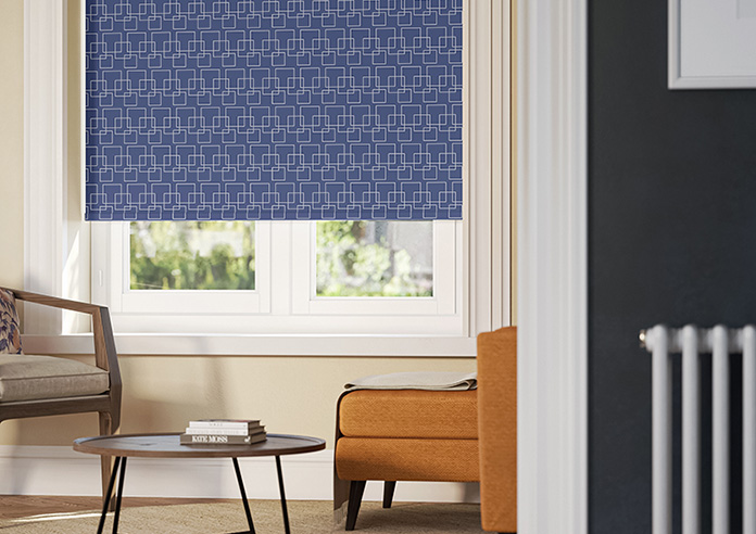 Mod Cube, Lapis - Twist&Fit Roller Blind - Image 5